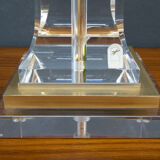 Les arcades lucite gold-plated brass table lamp