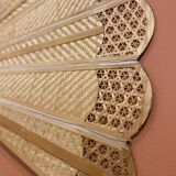 Giant bamboo and cane fan