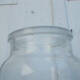 Glass apothecary pot
