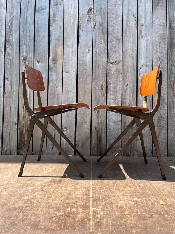 Vintage Marko Holland Spinstoel 102 – Marron Edition, 1960s