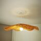 Suspension in raffia braided 65 cm