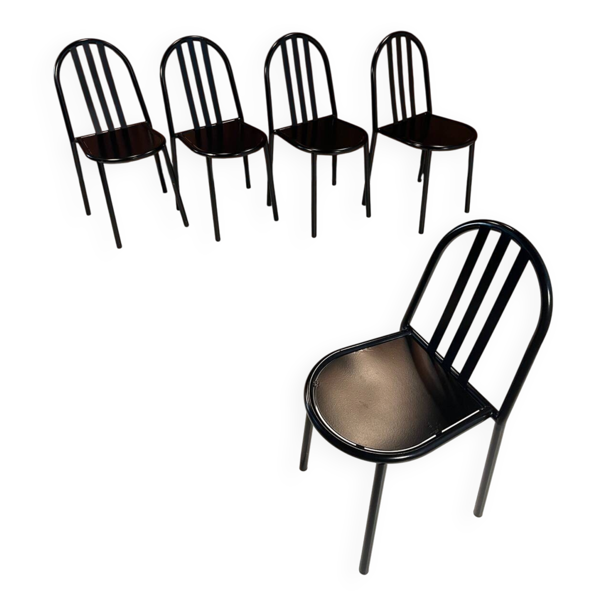 5 chaises officielles RMS , design Robert Mallet Stevens