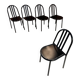 5 chaises officielles RMS , design Robert Mallet Stevens