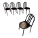 5 chaises officielles RMS , design Robert Mallet Stevens