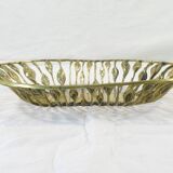 Vintage bronze fruit basket design austrian year 50