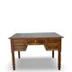Italian pine wood centre writing desk from the 1960s, a reproduction o