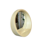 Vintage space age round wall mirror