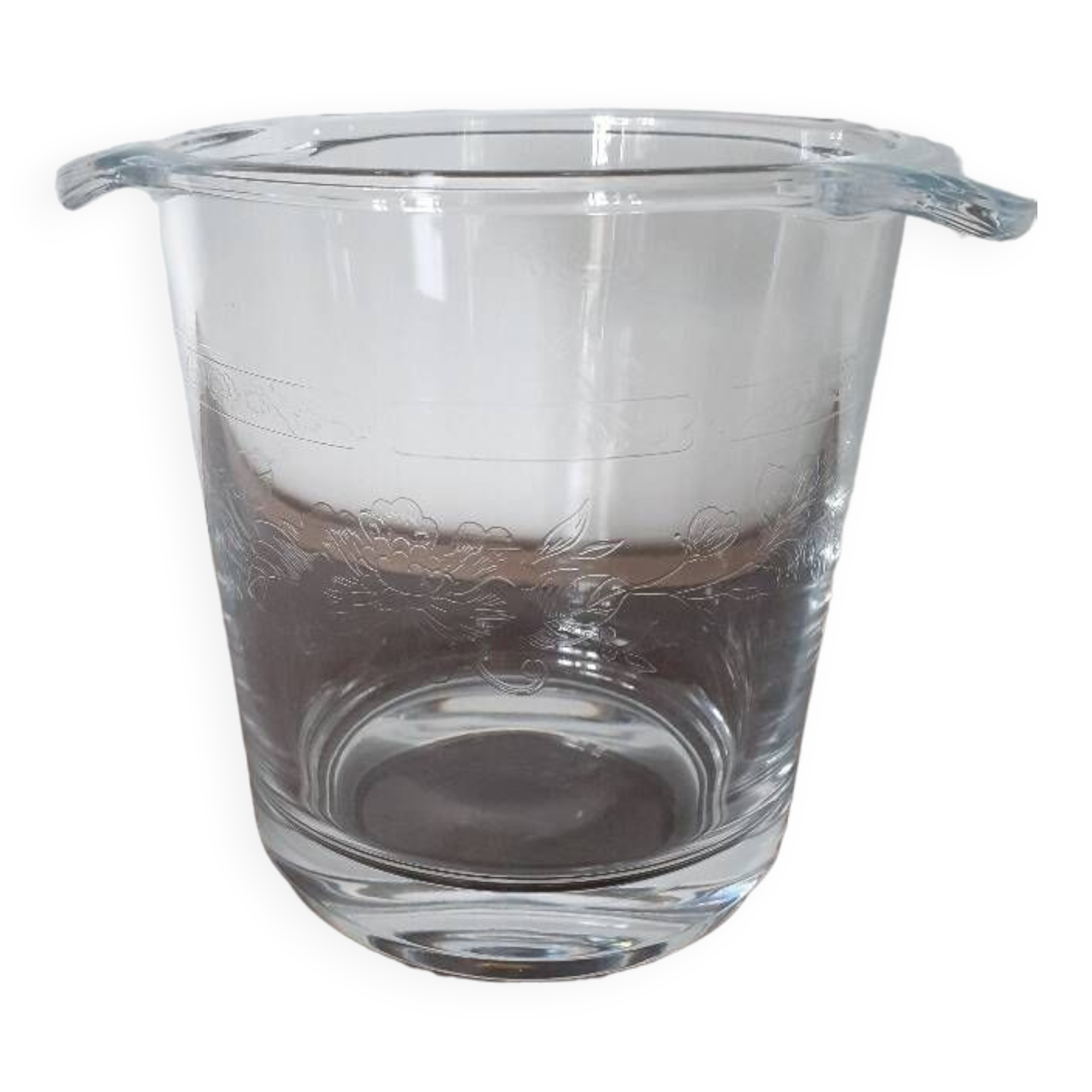 Chiseled Crystal Ice Bucket