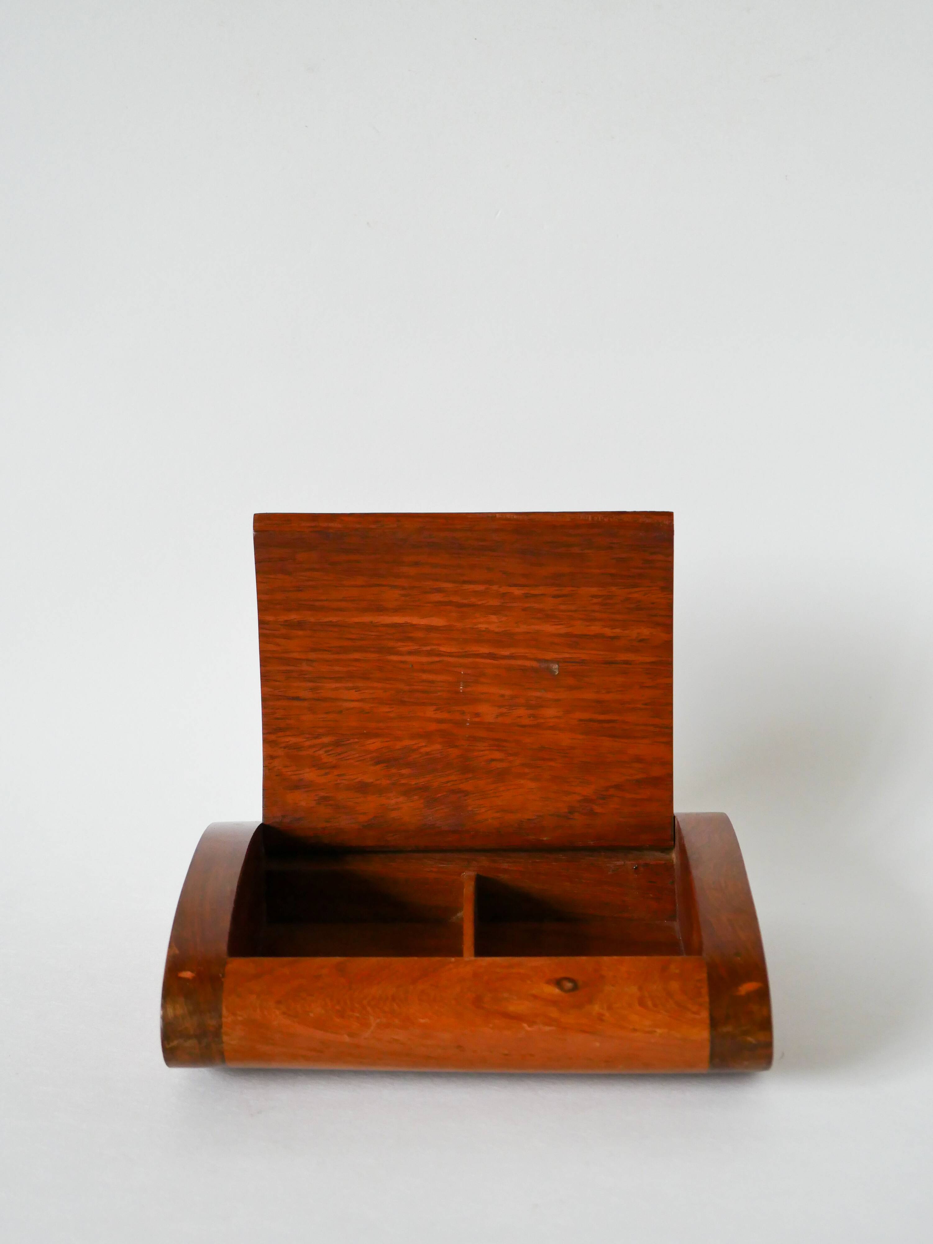 Beech wood box, art deco, 1930
