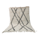 Large Beni Ouarain rug 300x200 cm in cream and black – Moroccan Berber rug