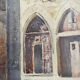 Old watercolor Cordes, Tarn