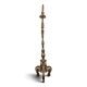 Lampadaire torchère en bois sculpté et doré