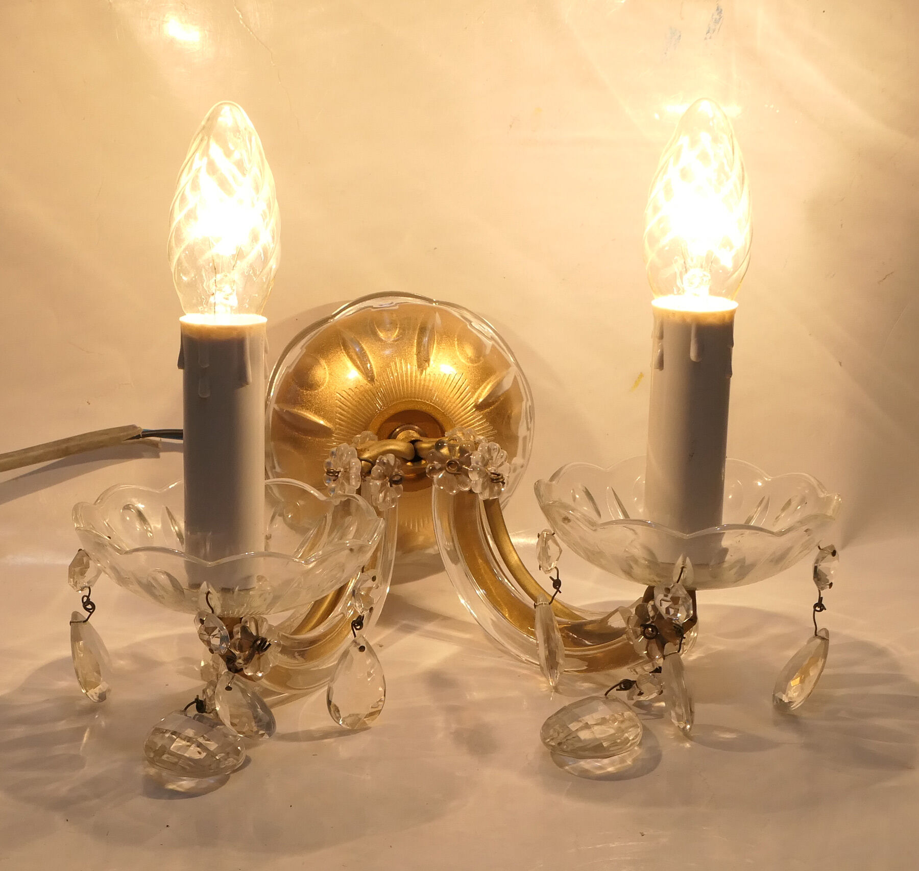 Pair of wall lamps