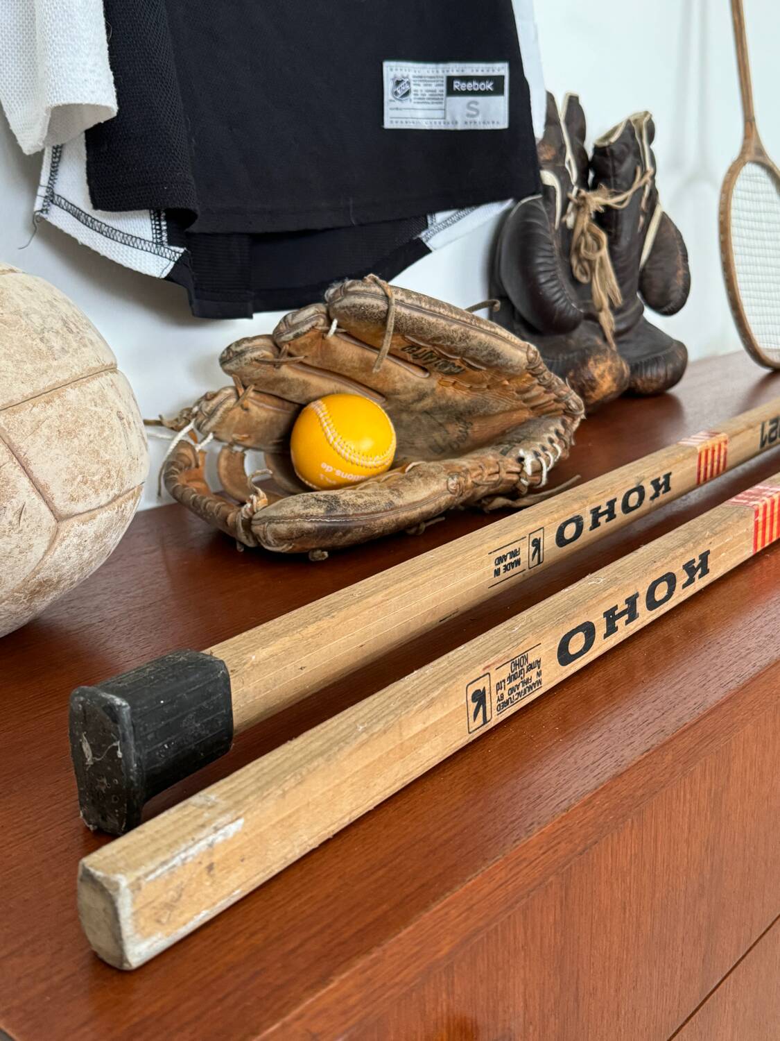 Vintage hockey stick