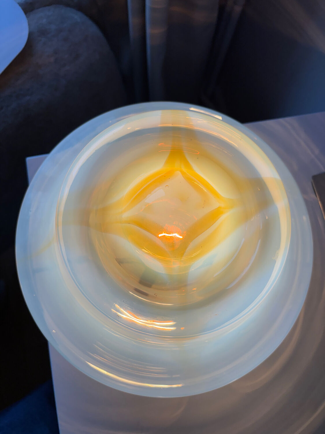 Vintage Murano glass table lamp