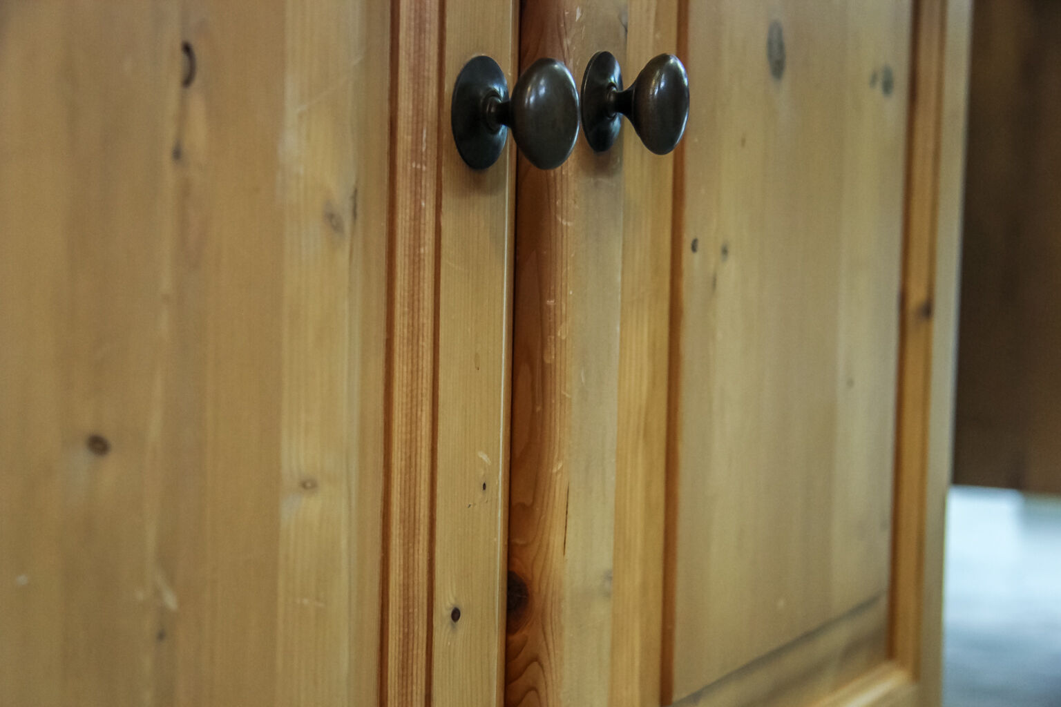 Scandinavian solid pine sideboard