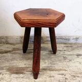 Wooden tripod stool