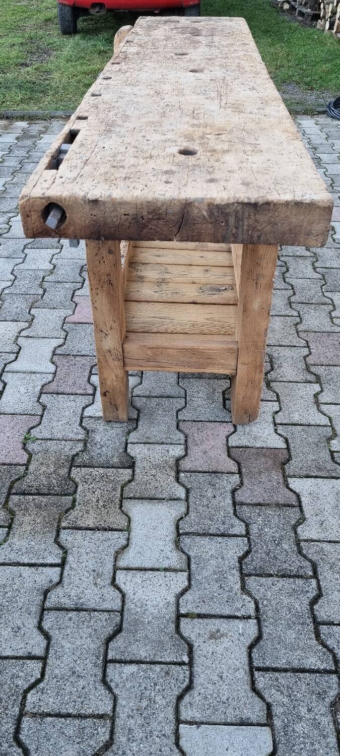 Antique carpenter's workbench