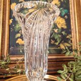 Vase en cristal taillé