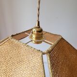 Rabane and leather suspension