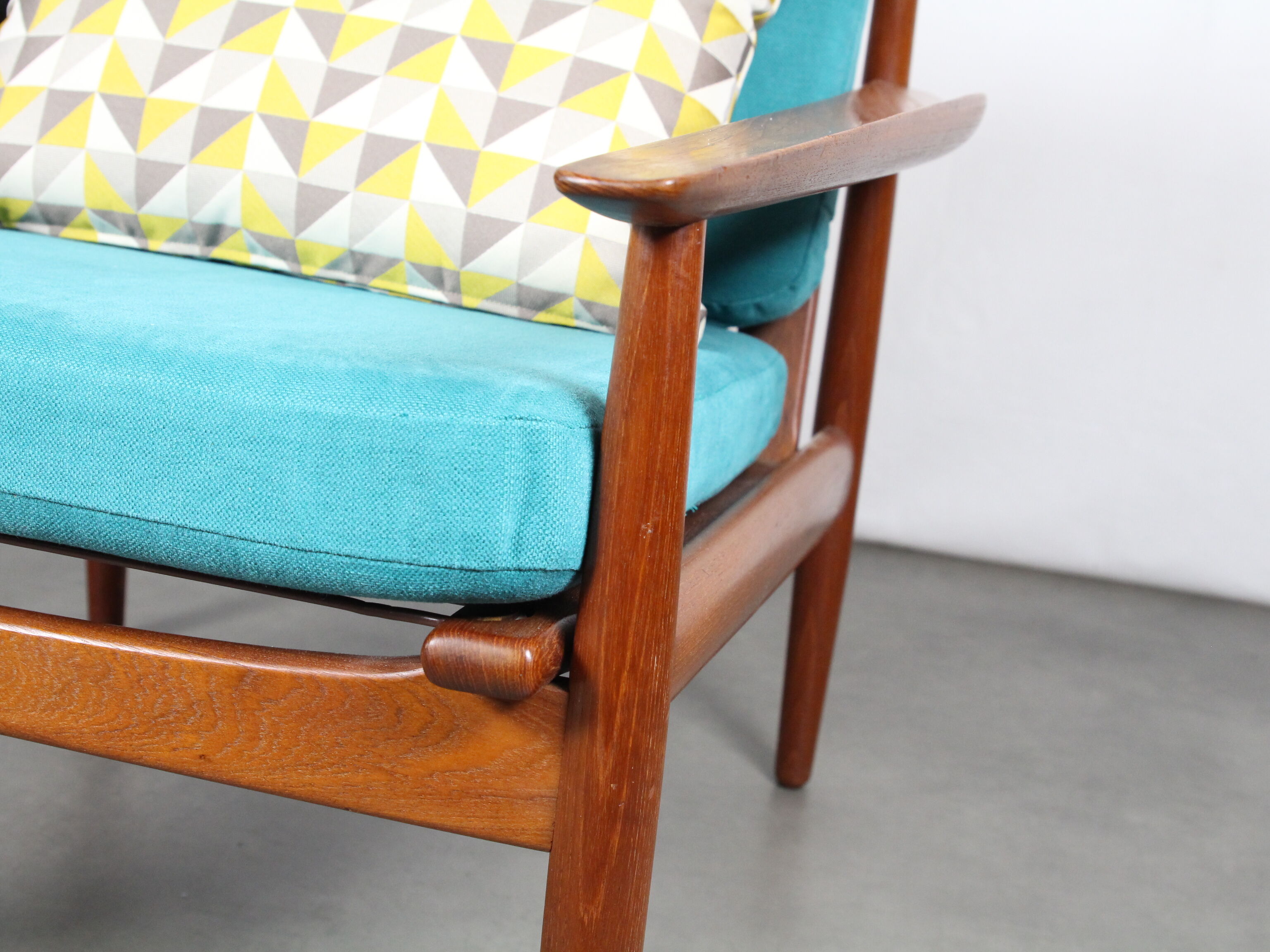 Scandinavian teak armchair by Arne Vodder for Gløstrup Mobelfabrik