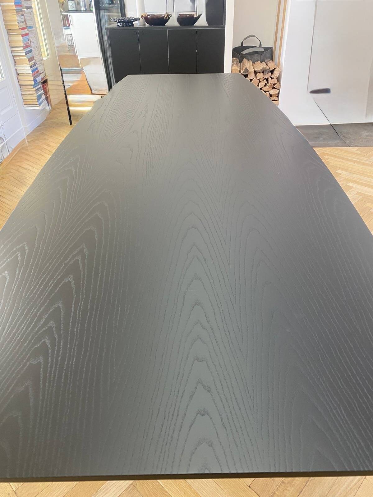 Gio Ponti Table D.859.1 Reissue 2023 Molteni in black ash wood