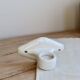 Antique wall candle holder in white porcelain
