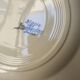 Set of 4 ivory digoin sarreguemines flat plates with gadroons