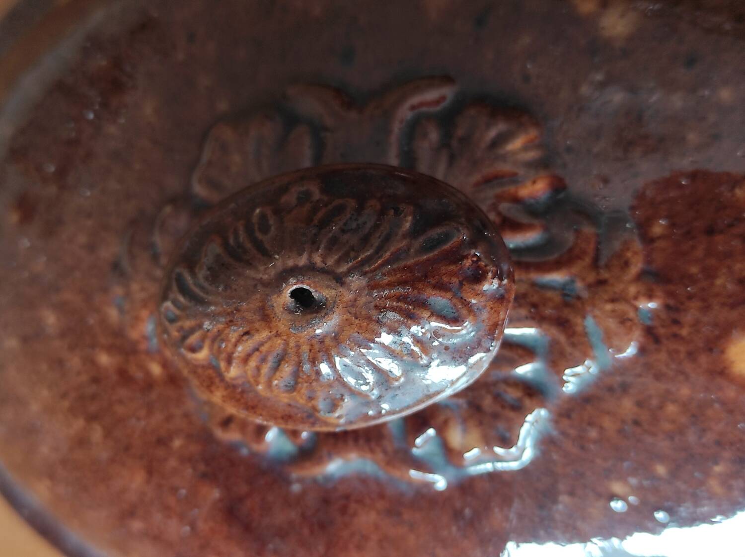 Old terrine in glazed earthenware MIELLE