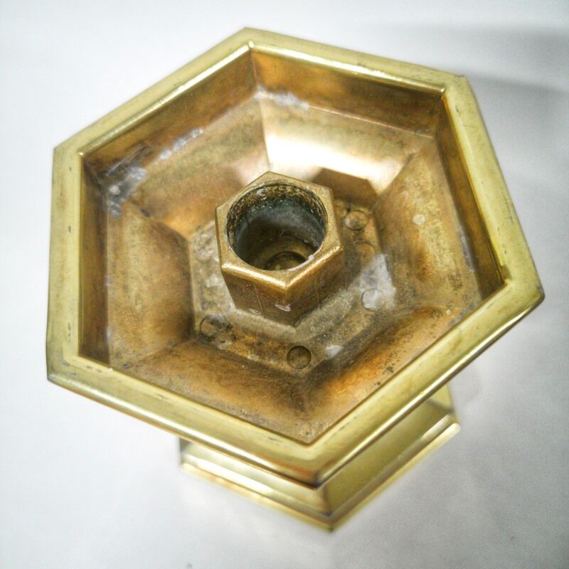 Nagel golden candle holder