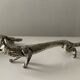 Set of 6 silver-plated fox knife rests