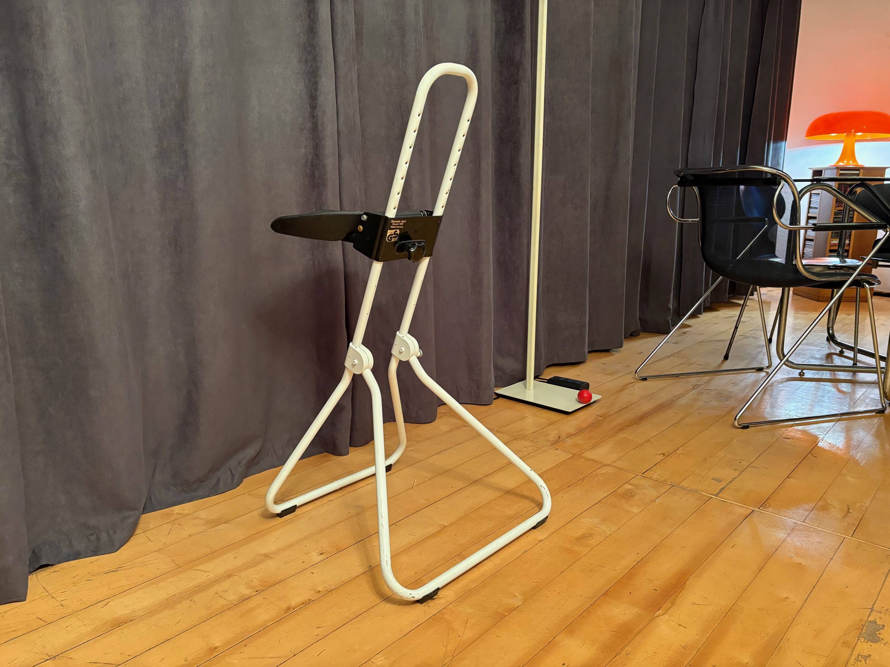 Stool with adjustable seat, designed by Brand/Häfner, Bad Essen, Germany, 1