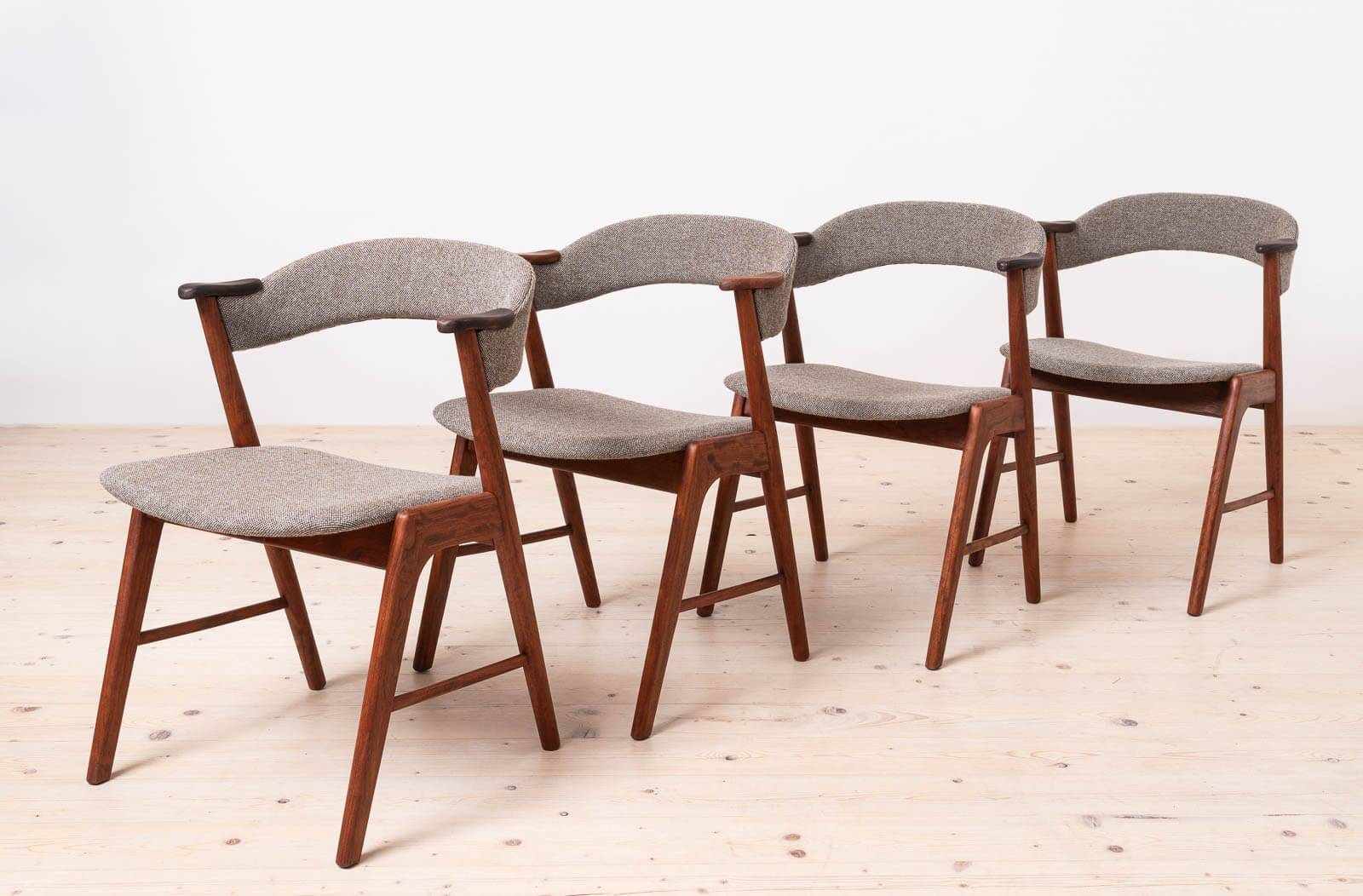 Set of 8 Dining Chairs, 1960s, Korup Stolefabrik