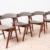 Set of 8 Dining Chairs, 1960s, Korup Stolefabrik