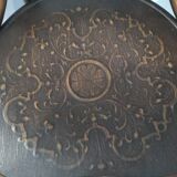 Suite of 3 chairs bistrot Thonet model heart n 28 around 1900