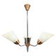 Mid-Century Pendant Light, Copper and Chrome, Czechoslovakia, 1970s
