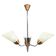 Mid-Century Pendant Light, Copper and Chrome, Czechoslovakia, 1970s