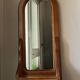 Miroir coiffeuse en bois avec tiroir