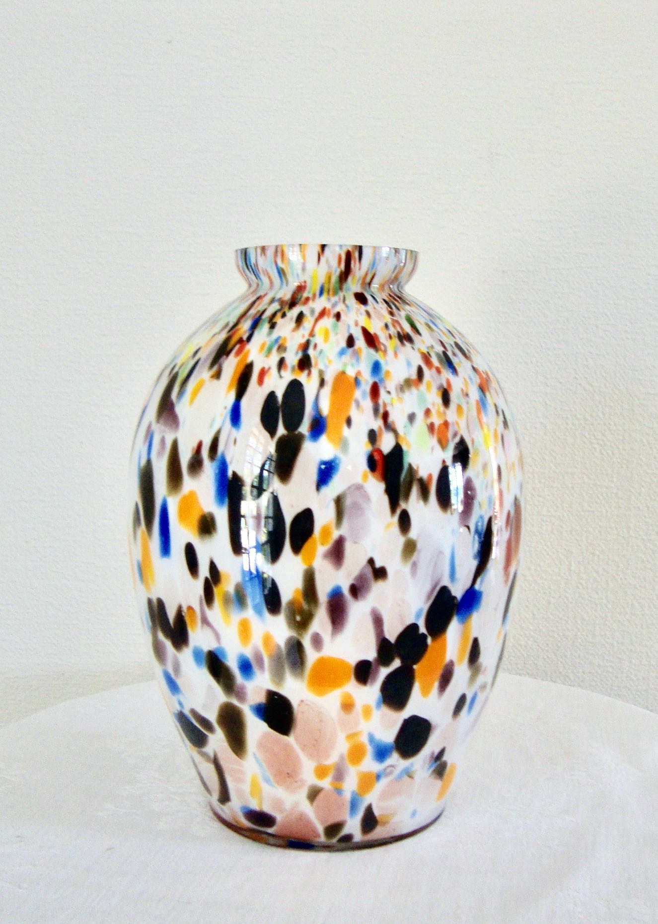 Clichy vase in blown glass