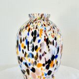 Clichy vase in blown glass