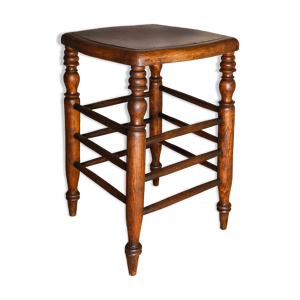 tabouret ancien en bois