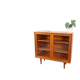 Commode vitrine WK style années 60, en teck, vintage rétro.