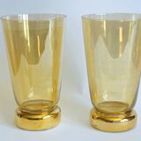 Orangeade set in colored glass