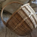 Old rattan basket - vintage