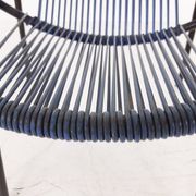 Fauteuil extérieur en fil du milieu du siècle