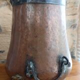 Red copper coal/ash bucket