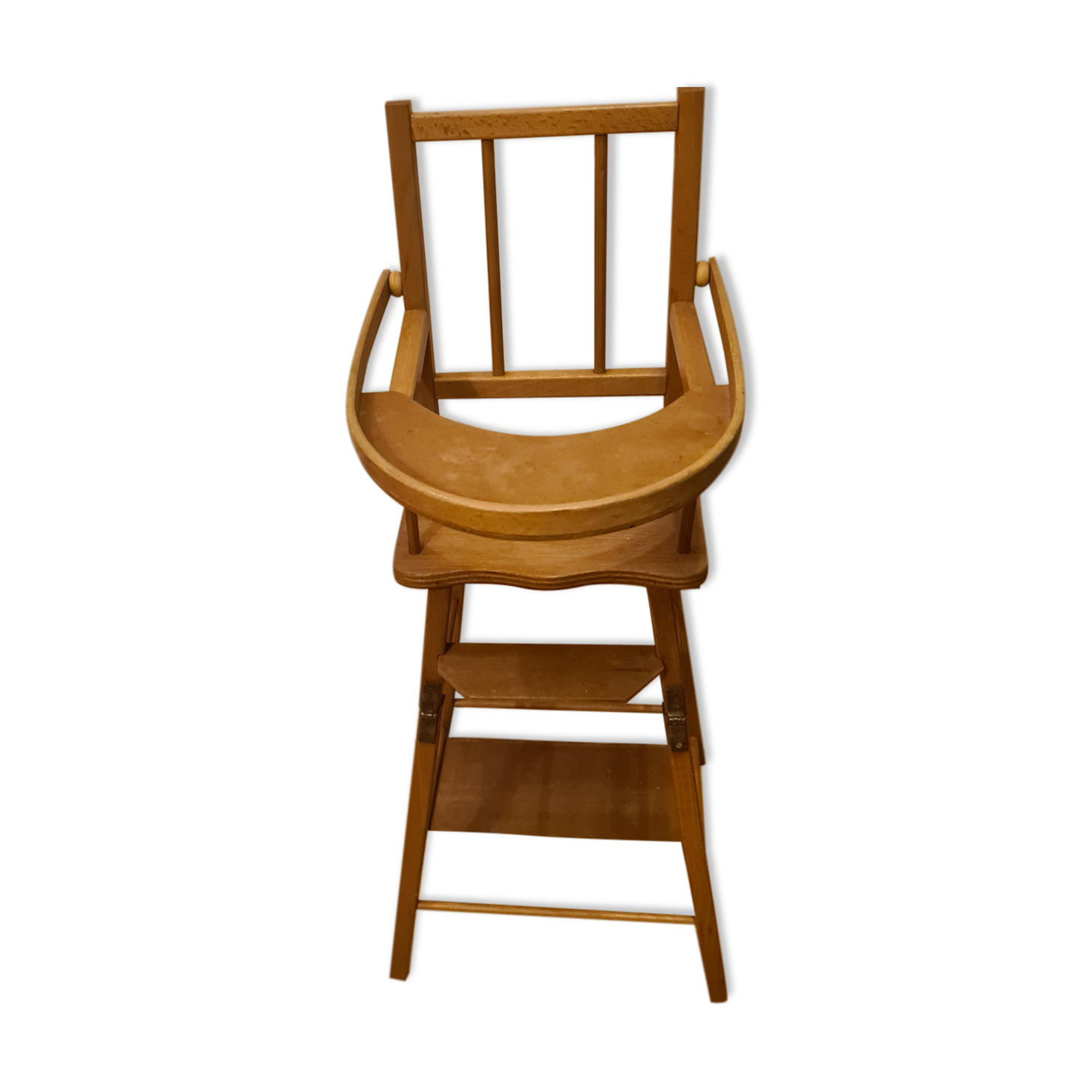 Antique high chair for doll