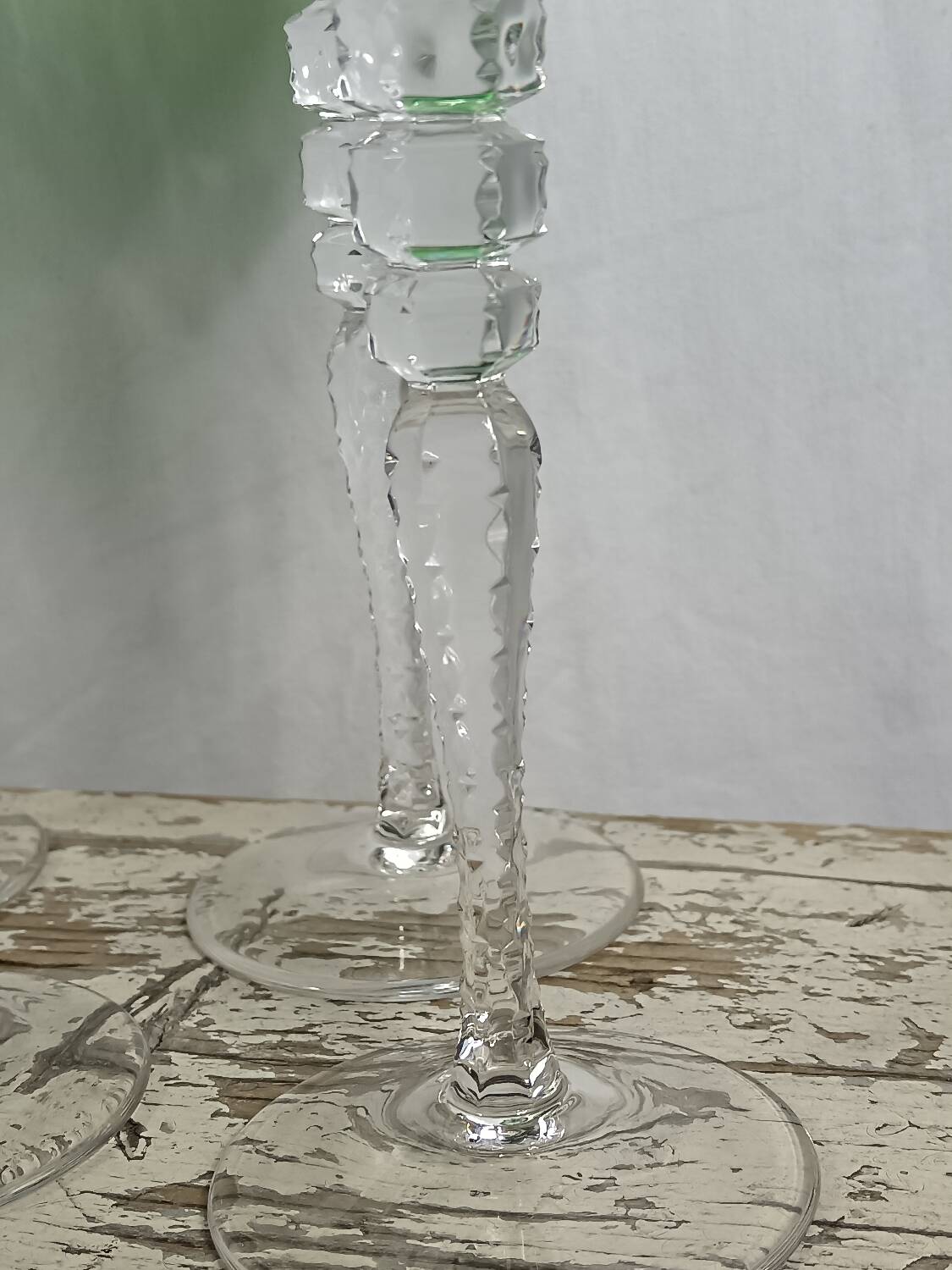 Lot de 4 verres cristal.