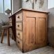 Bureau pin meuble atelier 1950