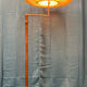 Floor lamp, art deco reader 1930 rosewood